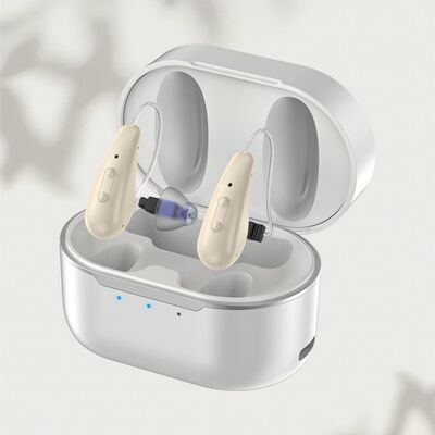 Ενισχυτής Ακοής Φορητή Συσκευή Ενίσχυσης Ήχου με Ρυθμιζόμενο Έλεγχο Έντασης και Ήχο για Βελτιωμένη Ακουστική Ικανότητα