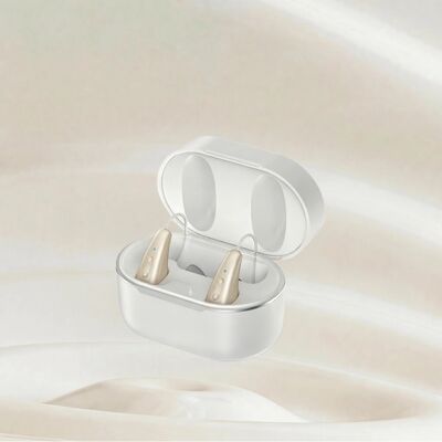 16 κανάλια ακουστικά βαρηκοΐας OTC με 4 προγράμματα και εξαιρετικά ελαφριά μόλις 2,6g για βελτιωμένη εμπειρία ακοής