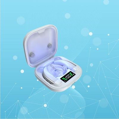 Υπεριώδης απολύμανση πίσω από το αυτί Αόρατα ψηφιακά ακουστικά με ακύρωση θορύβου