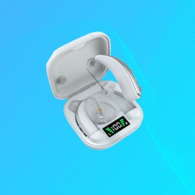 Αόρατα Ακουστικά Βοηθήματα 8 Καναλιών με Ενεργή Ακύρωση Θορύβου και Λυχνία Υπεριώδους Φωτός Υψηλής Ισχύος