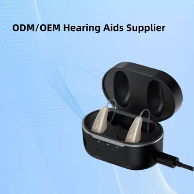 Ελαφριά Ψηφιακά Ακουστικά Βοηθήματα Μόνο 2.6g Μπεζ Ή Προσαρμοσμένα Πιστοποιημένα από FDA