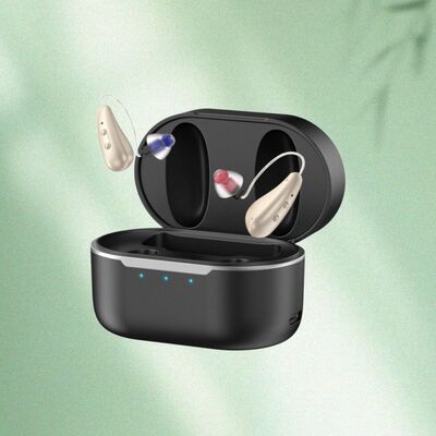 Πιστοποιημένα κατά CE ακουστικά βαρηκοΐας OTC με ρύθμιση έντασης 5 επιπέδων Σχεδιασμένα για να υποστηρίζουν μέτρια έως σοβαρή απώλεια ακοής Ανθεκτικά